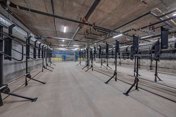 Bike storage room